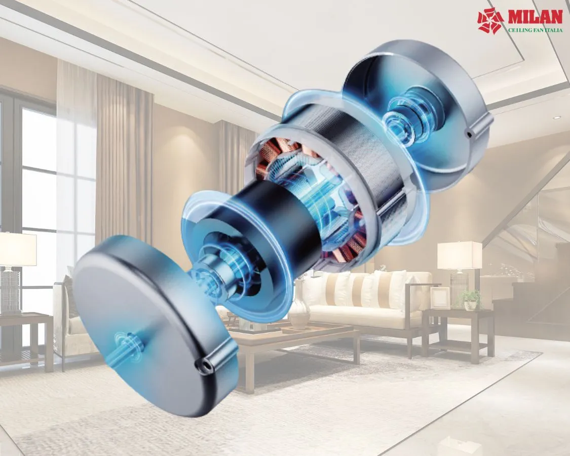 Động cơ quạt trần hiện đại
